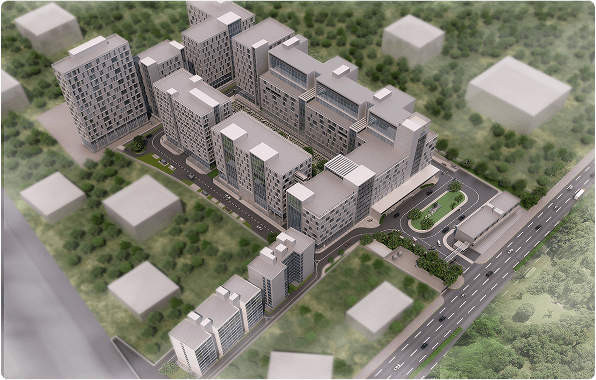 PHRC Health City bird eye view